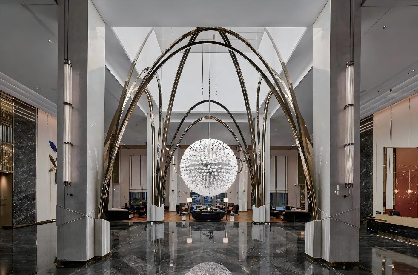 Art Installation in the Hilton Lobby